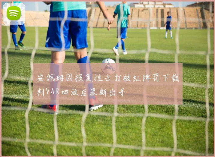 安佩姆因报复性击打被红牌罚下裁判VAR回放后果断出手